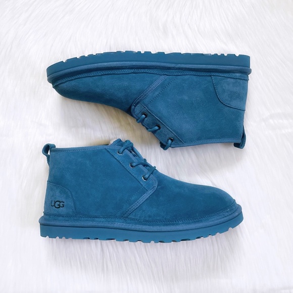 UGG Men’s Blue Neumel Chukka Boots - Picture 5 of 8